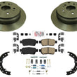 Rear Performance Disc Brake Rotors Ceramic Pads For Honda Odyssey 2005 2006 2010