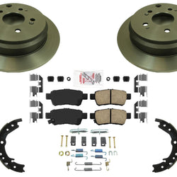 Rear Performance Disc Brake Rotors Ceramic Pads For Honda Odyssey 2005 2006 2010