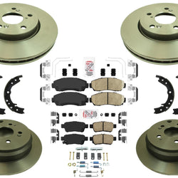 Performance Disc Brake Rotors Ceramic Pads For Honda Odyssey 2005 2006 2010