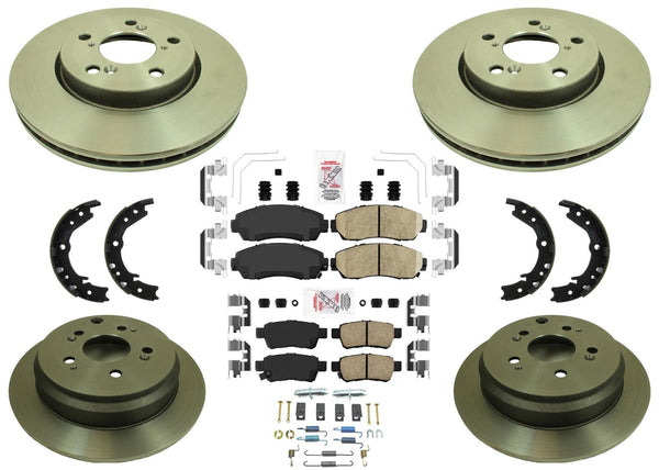 Performance Disc Brake Rotors Ceramic Pads For Honda Odyssey 2005 2006 2010