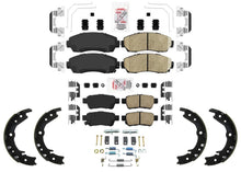 Front Rear Disc Brake Pads Parking Shoes For Honda Odyssey 2005 2006 2010