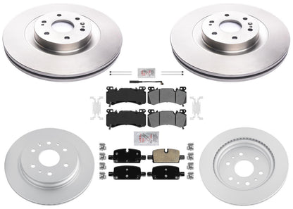 Disc Brake Rotors Brake Pads For Chevrolet Tahoe 21-24 PPV J55 6 Piston Brembo