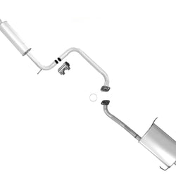 99-00 Maxima Fed Emissions / 01-03 Maxima Sistema de tubo de escape silenciador