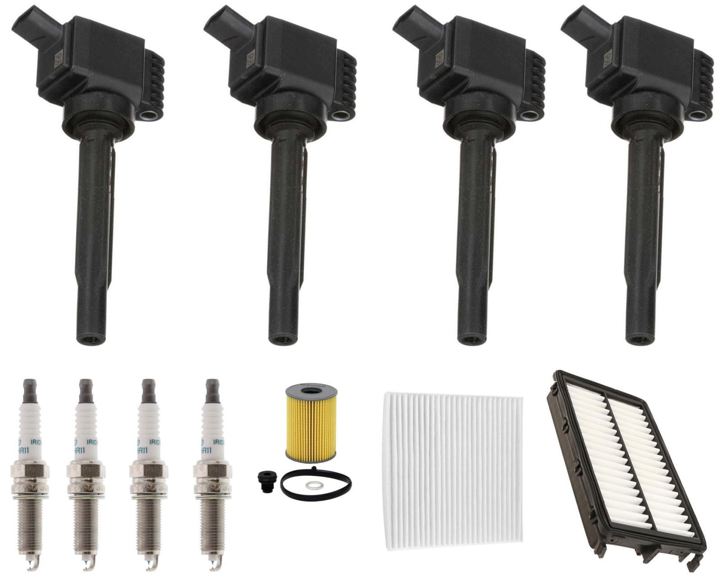 Ignition Coil & Spark Plugs & Filters For Hyundai Santa Fe 2.5L 2021 2022 2023