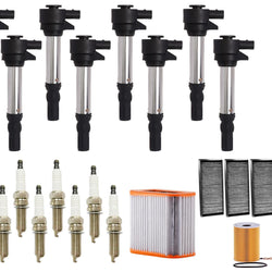 Ignition Coils Spark Plugs Engine Cabin & Oil Filters For BMW M3 V8 2008-2013