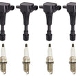 4 Direct Ignition Coil & Spark Plugs For Mazda 2 1.5L 2011 2012 2013 2014