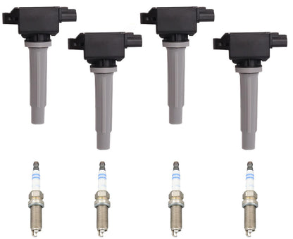 4 Direct Ignition Coil & Spark Plugs For Toyota Yaris 1.5L 2019 2020
