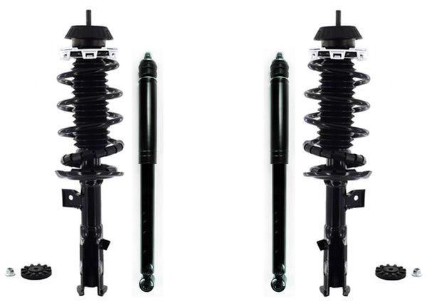 Front Complete Coil Spring Struts Mounts Rr Shocks for Honda Fit 2006 2007 2008