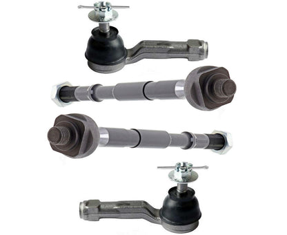 Front Left & Right Inner Outer Tie Rods Assembly For Hyundai Veloster 2020 2021