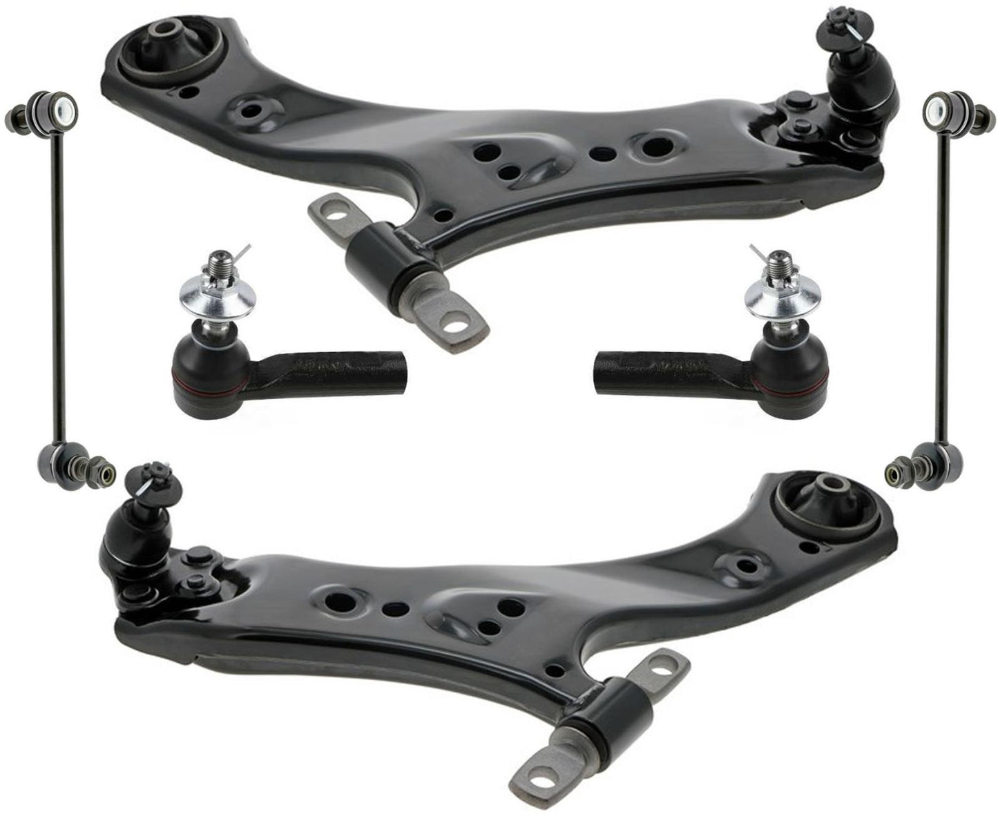 Front Lower Control Arms Tie Rods & Links For Toyota Rav4 2019 2020 2021 2024