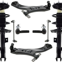 Front Complete Strut Control Arms Tie Rods & Links For Toyota Rav4 19 2020 2024