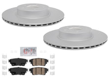 Rear Coated Disc Brake Rotors Pads For Infiniti QX60 Pathfinder 2022 2023 2024 - Photo 1
