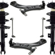 Front Complete Strut Control Control Arms & Links For Toyota Rav4 19 2020 2024