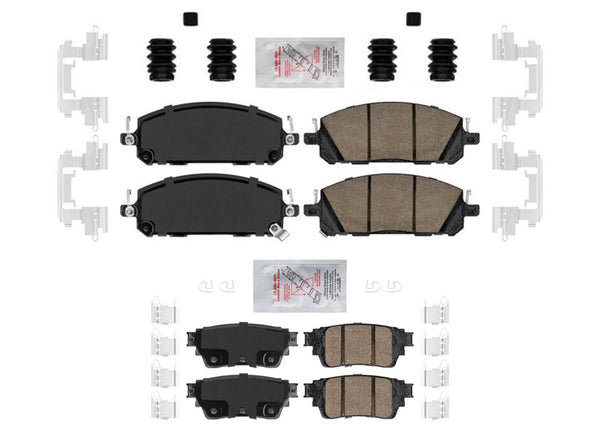 Ceramic Front Rear Disc Brake Pads For Infiniti QX60 Pathfinder 2022 2023 2024