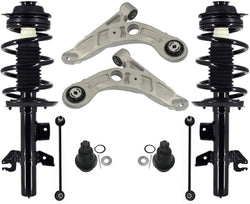 Front Struts Control Arm Tie Rods & Links For Cherokee 2019-2022 Frnt Whel Drve