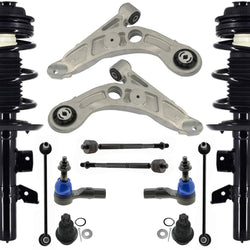 Front Struts Control Arm Tie Rods & Links For Cherokee 2019-2022 All Whel Drive