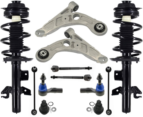 Front Struts Control Arm Tie Rods & Links For Cherokee 2019-2022 All Whel Drive