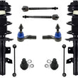 Front Struts Ball Joints Tie Rods & Links For Cherokee 2019-2022 Frnt Whel Drve