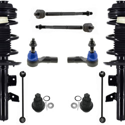 Front Struts Ball Joints Tie Rods & Links For Cherokee 2019-2022 Frnt Whel Drve