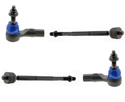 Front Inner & Outer Tie Rods For Jeep Cherokee 2019-2023 W/O OFF Road Package