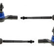 Front Inner & Outer Tie Rods For Jeep Cherokee 2019-2023 W/O OFF Road Package