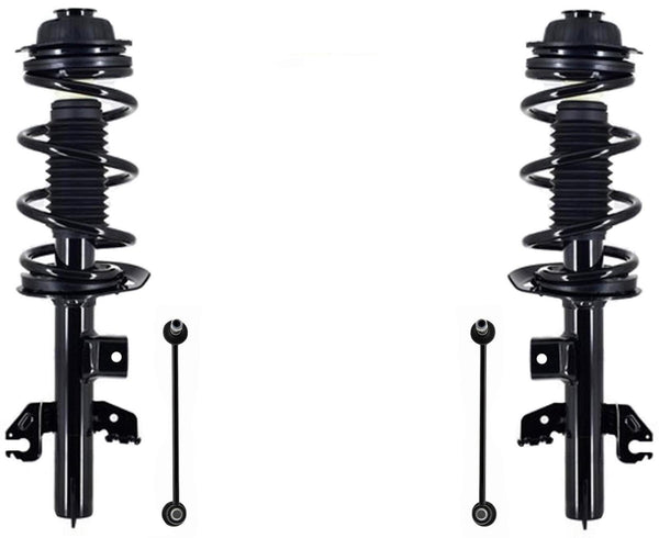 Front Complete Struts & Links For Jeep Cherokee 14-2023 Trailhawk W/O Off Road