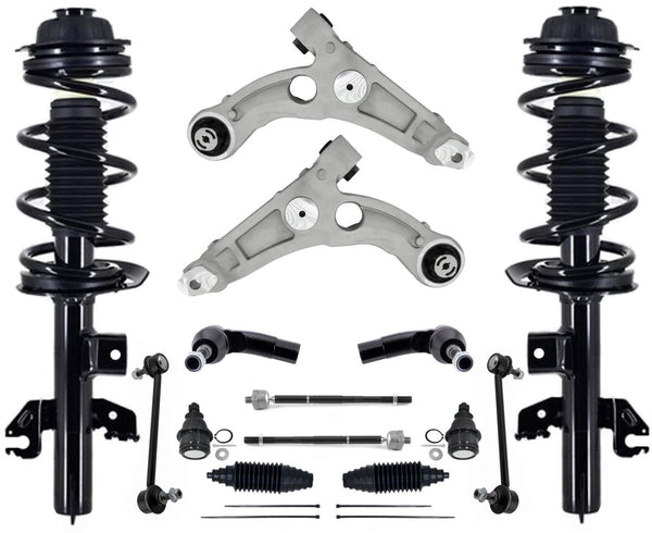 Front Struts Control Arms Tie Rods & Links For Cherokee 2014-2018 4 Wheel Drive