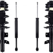 Front Complete Struts & Rear Shocks For Jeep Cherokee Front Wheel Drive 19-2022