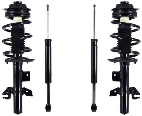 Front Complete Struts & Rear Shocks For Jeep Cherokee 2019-2022 All Wheel Drive