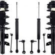 Front Struts Rear Shocks & Links For Jeep Cherokee 2019-2022 Front Wheel Drive