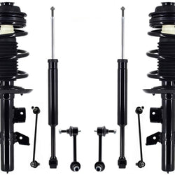 Front Struts Rear Shocks & Links For Jeep Cherokee 2019-2022 Front Wheel Drive