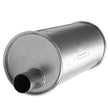 (2) 6" Round Universal Muffler 22" OAL 1.75ID 1.75ID Offset Offset