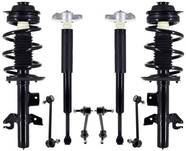 Front Struts Rear Shocks & Links For Cherokee Trailhawk 14-23 W/ OFF ROAD PKGE