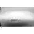 (2) 8 3/4" Oval Universal Muffler 21" OAL 2.00ID 2.00ID Offset Center