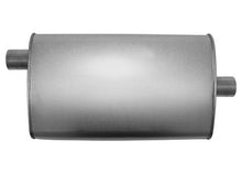 (2) 10 1/2" Oval Universal Muffler 20" OAL 2.00ID 2.00ID Offset Center