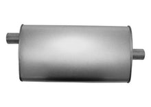 (2) 10 1/2" Oval Universal Muffler 26" OAL 2.00ID 2.00ID Offset Center