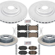 Front & Rear Brake Rotors & Brake Pads For Acura MDX Type S 3.0L 2022-2023 2024