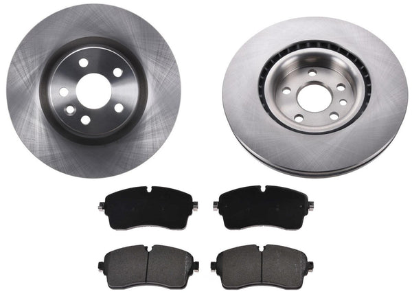 Front Coated Disc Brake Rotors Pads For Land Rover Discovery Sport HSE 2018 2019