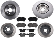 F&R Coated Disc Brake Rotors Pads For Land Rover Discovery Sport HSE 2018 2019