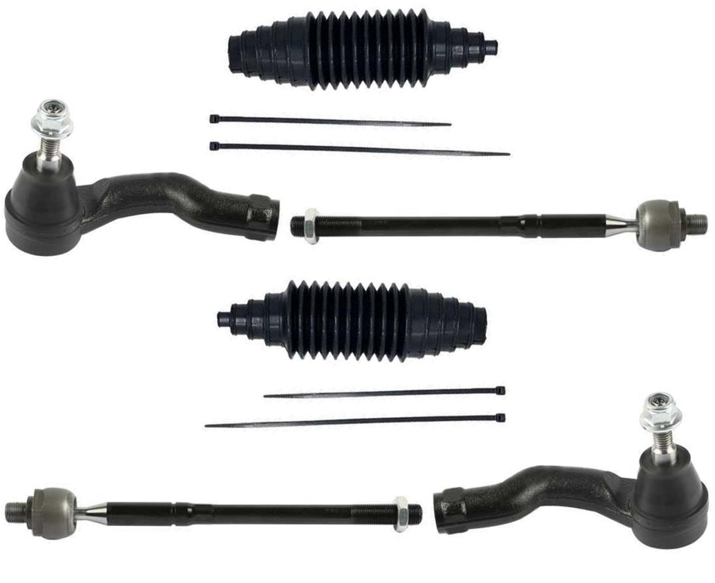 Front Inner & Outer Tie Rods For Ford Escape & Corsair 2020 2021 2022 2023 2024