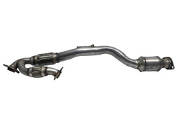 Fits 09-14 Nissan Murano Underbody Engine Y Pipe W Flex & Catalytic Converter