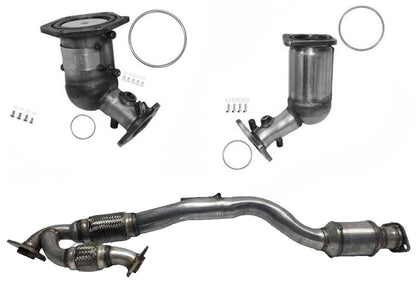 Tubo flexible de convertidores catalíticos inferiores delanteros y traseros para Nissan Murano 2009-2017