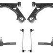 Front Lower Forward Control Arms Ball Joint Kit For 12-13 Alfa Romeo Mito 8pc