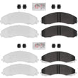 Fleet Frt Rr Galvanized HD Disc Brake Pads- Canadian Made For 17-23 Ford F450