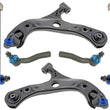 Mevotech Lower Control Arms Tie Rods & Links For Toyota Corolla 2.0L 2020-2024