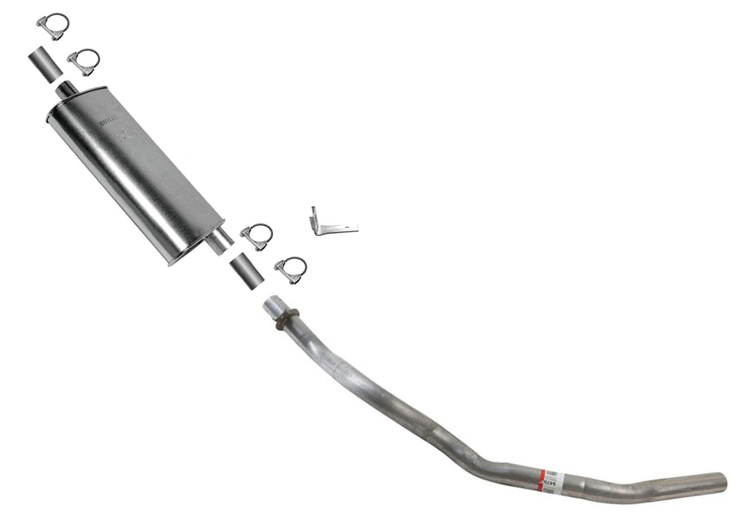 Sistema de escape silenciador para GMC Jimmy Chevrolet Blazer SUV S10 2.8L V6 1983-1987