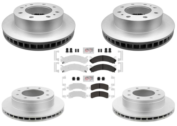 Ultra-Galvanized Brake Pads & Coated Rotors FOR 10-20 Express Van Rpo Code GU6