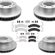 Fleet Front Rr Galvanized Brake Pads & Coated Rotors FOR 03-07 Express Van 2500