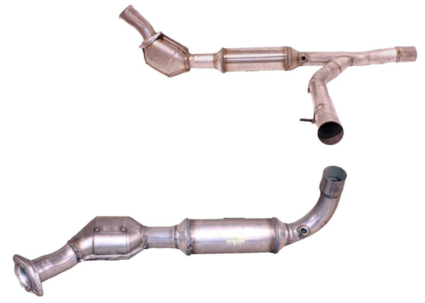Se adapta a Ford F150 97-98 4.2L tracción trasera nuevos convertidores catalíticos izquierdo y derecho