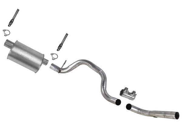 Weld On Muffler Tail Pipe For Dodge W150 W250 D150 D250 Pick Up 1992-1993